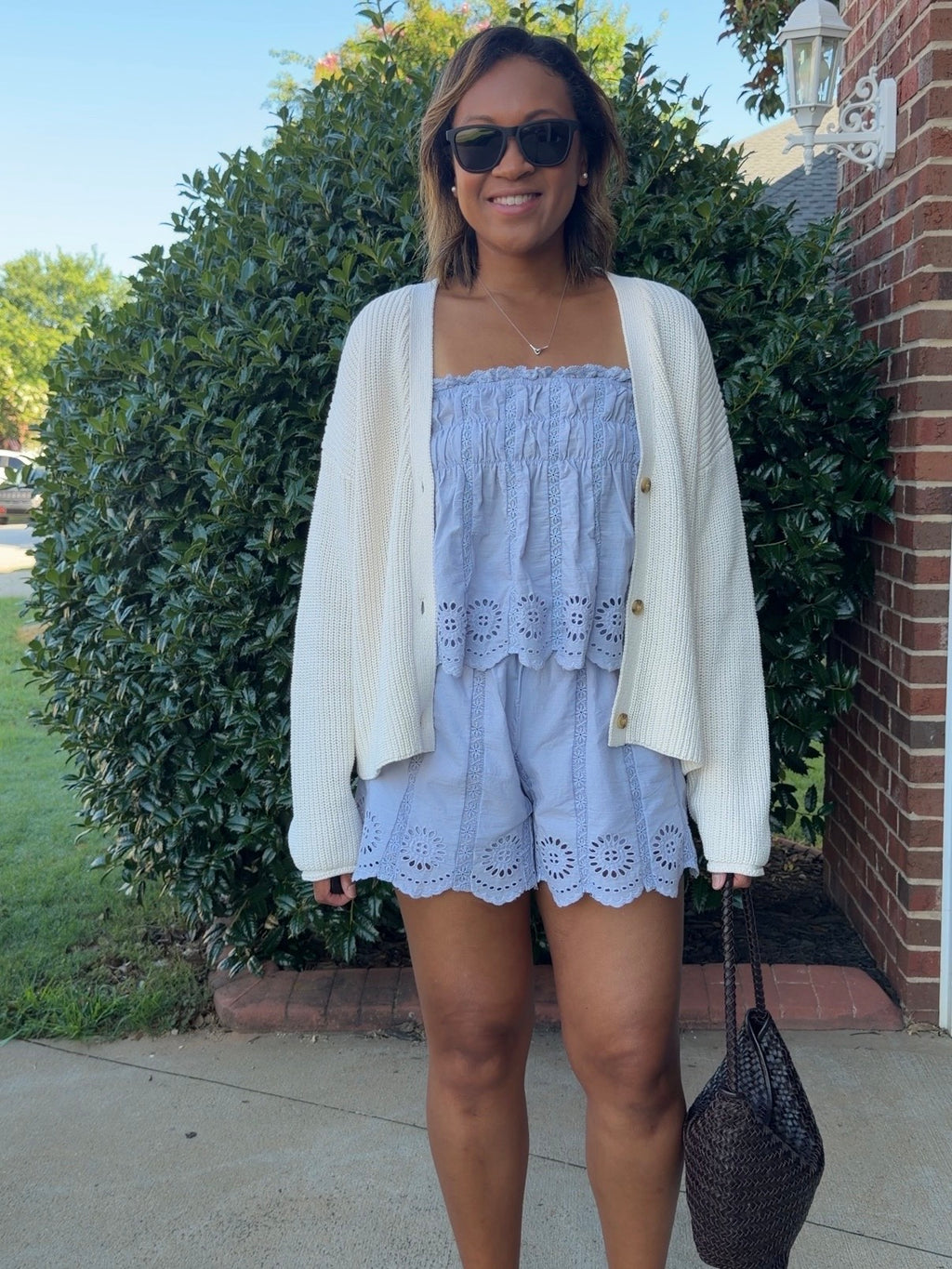 The Iris Eyelet Short