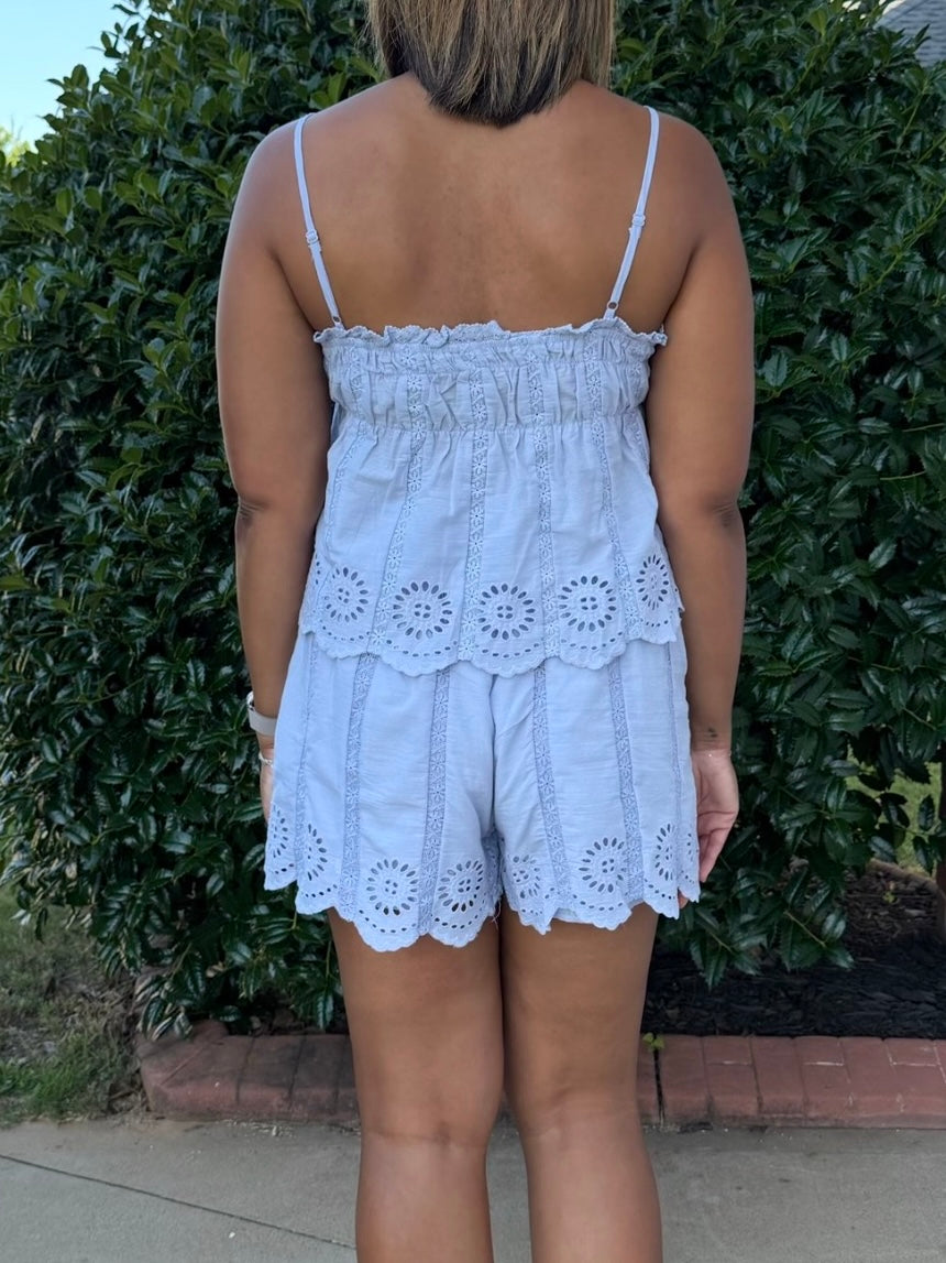 The Iris Eyelet Top