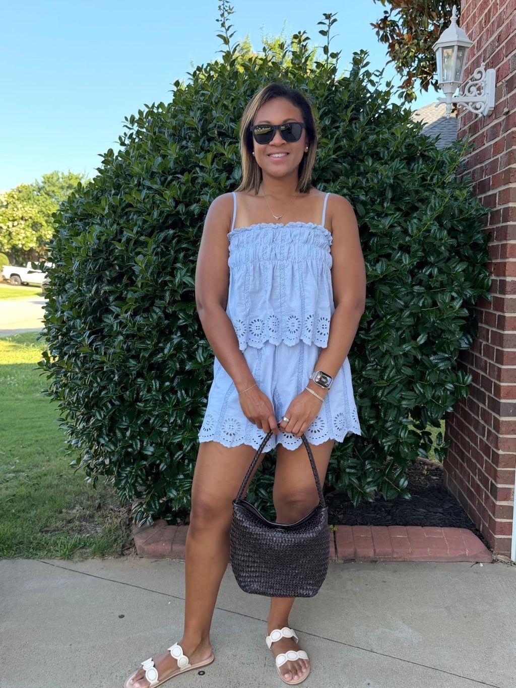 The Iris Eyelet Top