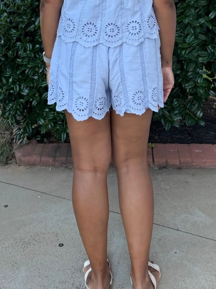 The Iris Eyelet Short