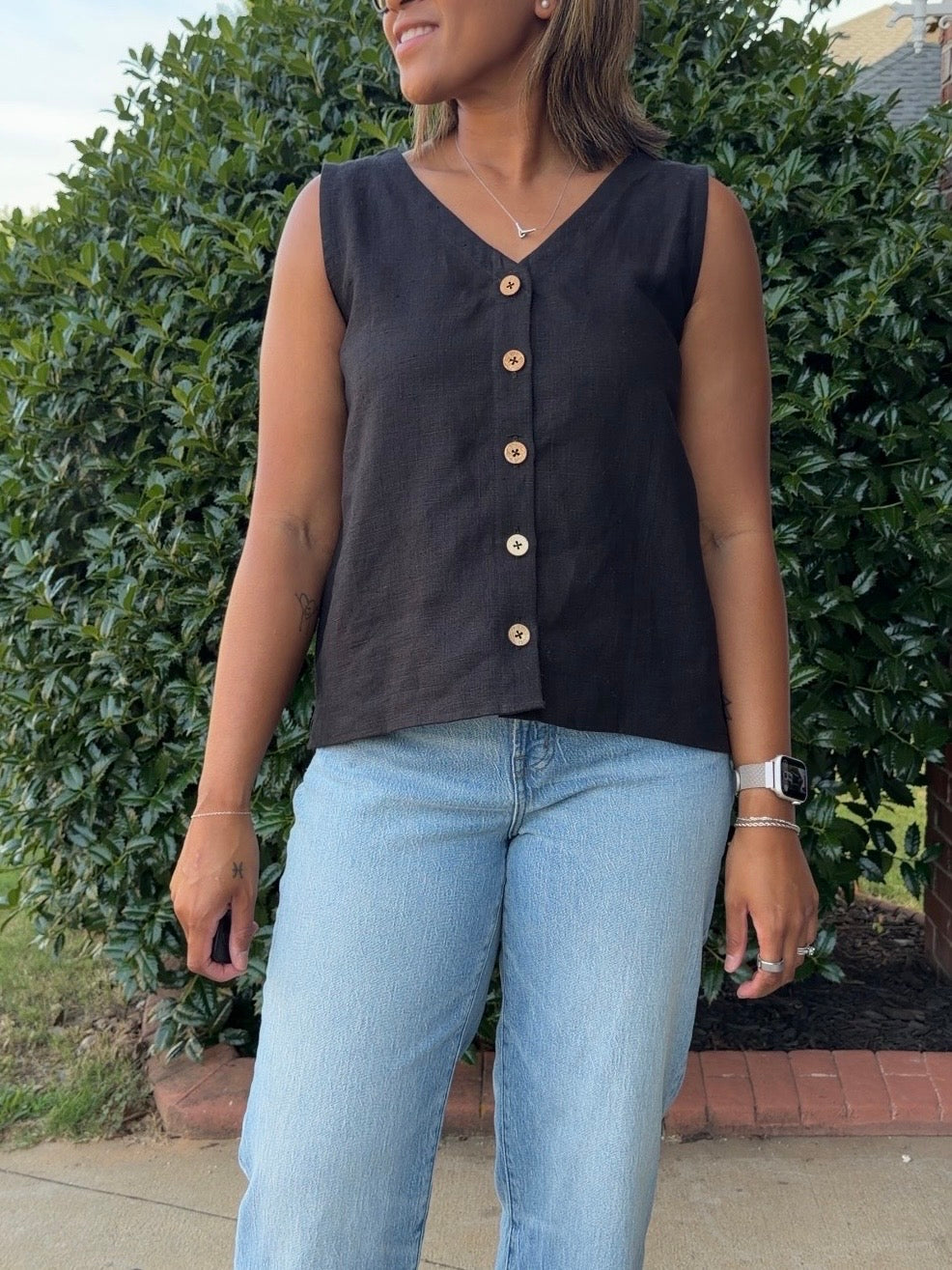 The Haven Linen Top