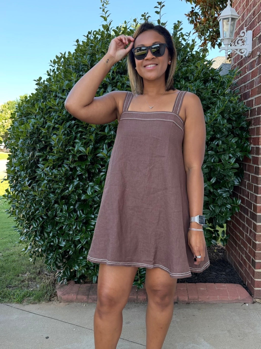 The Sienna Linen Dress