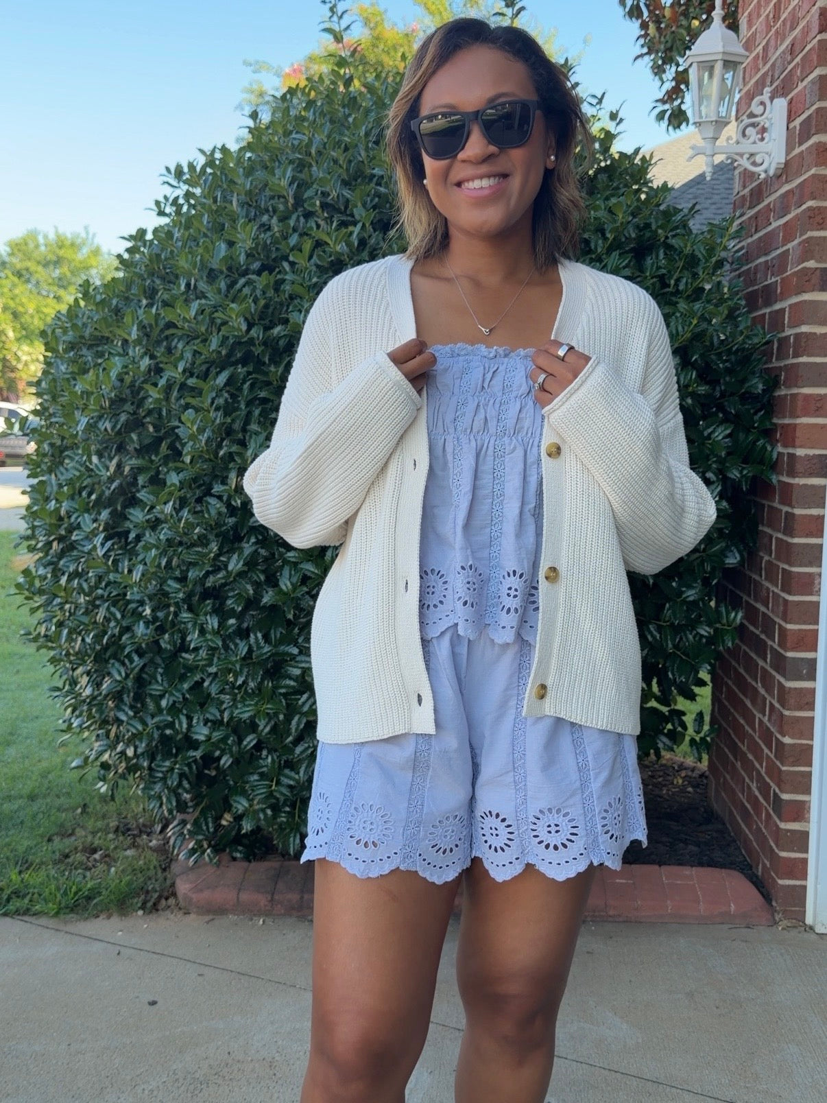 The Iris Eyelet Top