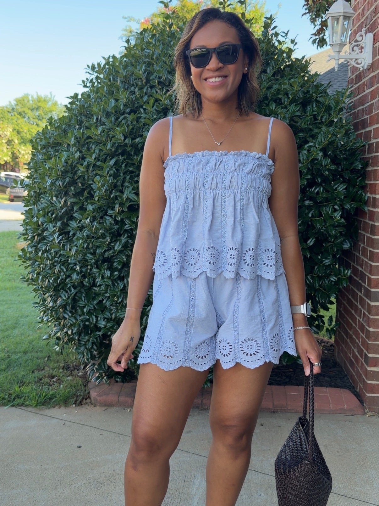The Iris Eyelet Top