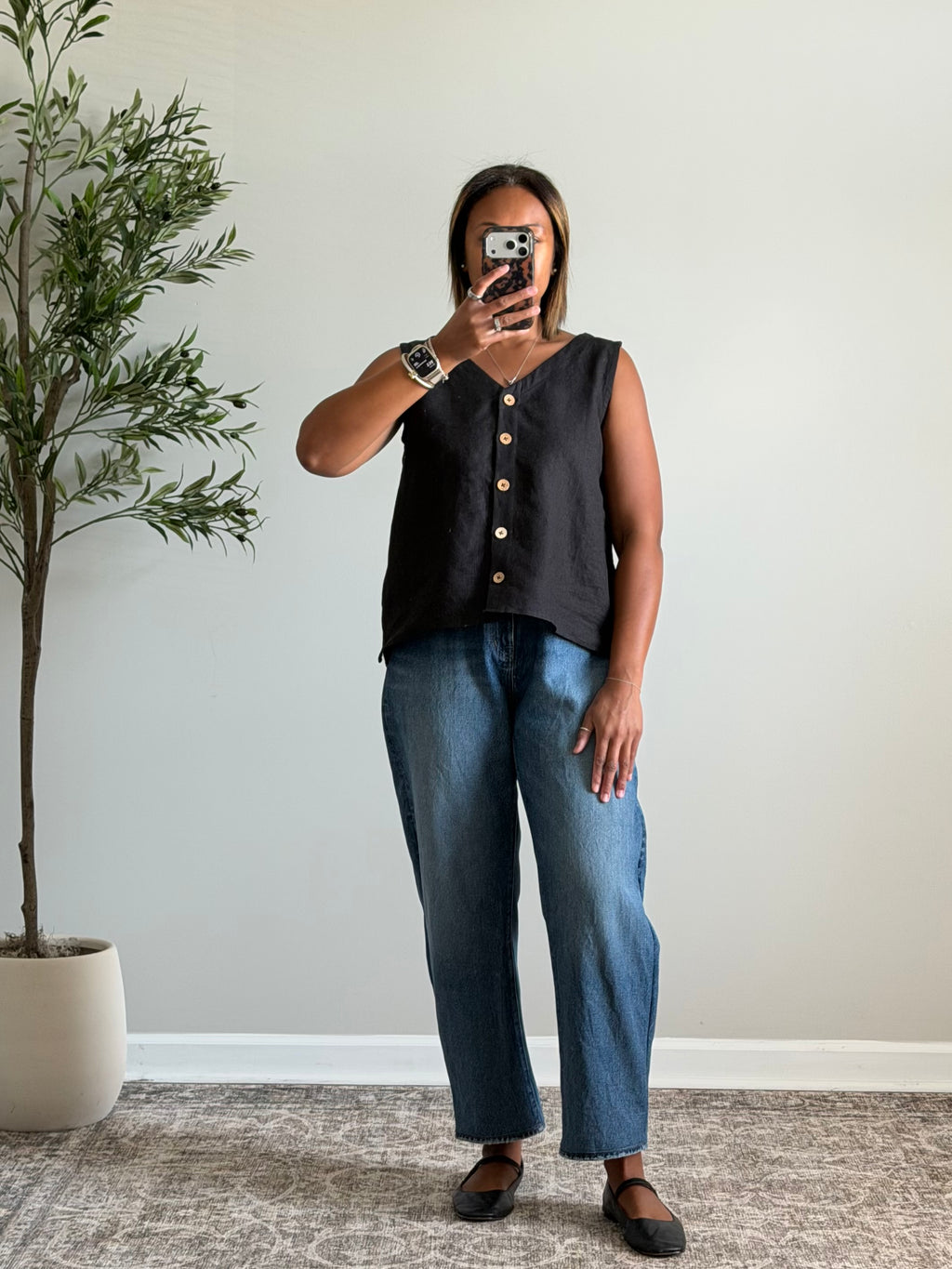 The Haven Linen Top