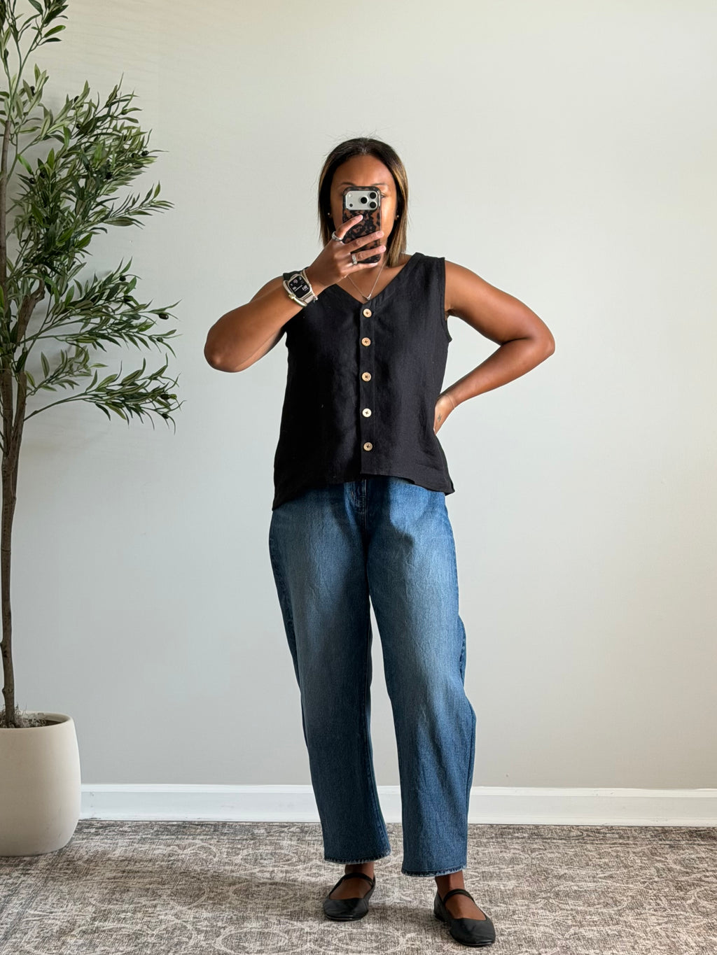The Haven Linen Top