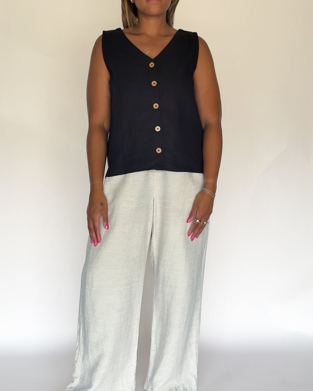The Haven Linen Top