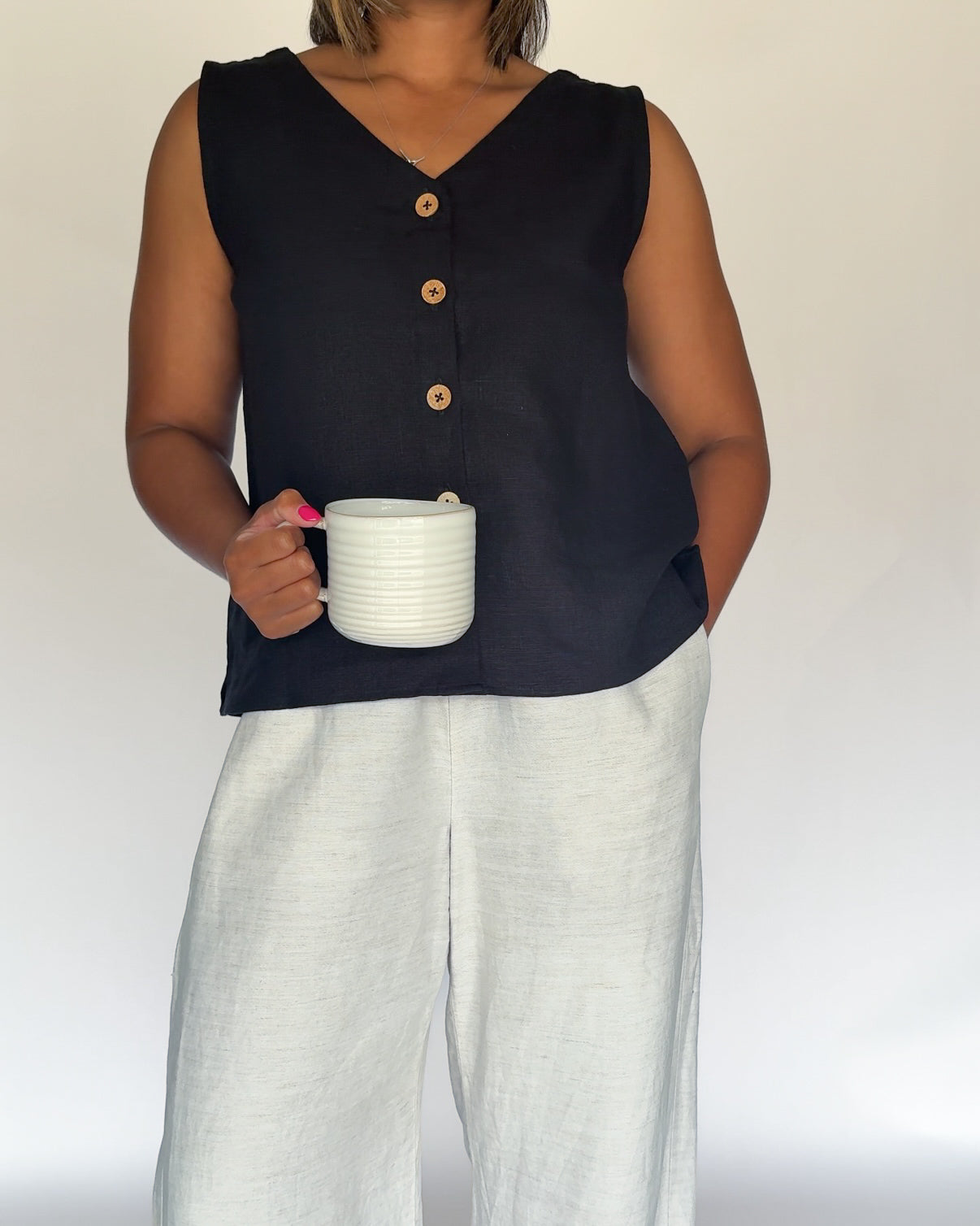 The Haven Linen Top